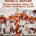Game Day: #3 Texas Longhorns @ Baylor Bears