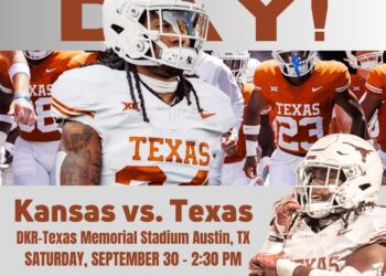 GAME DAY: No. 3 Texas Longhorns vs. No. 24 Kansas Jayhawks