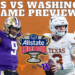 #3 Texas vs #2 Washington Preview & Predictions [VIDEO]