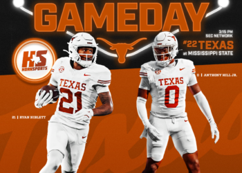GAME DAY: No. 22 Texas Longhorns @ Mississippi State Bulldogs