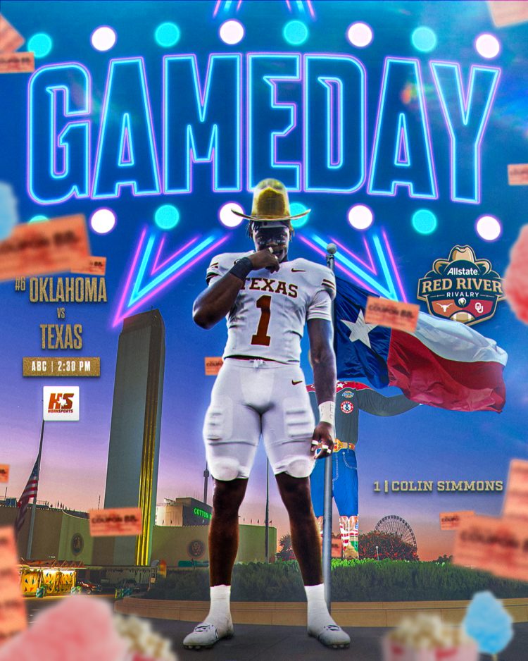 Red River Rivalry GAME DAY: Texas versus No. 6 Oklahoma