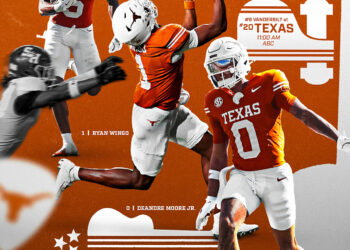 GAME DAY:  No. 9. Vanderbilt @ No. 20 Texas Longhorns