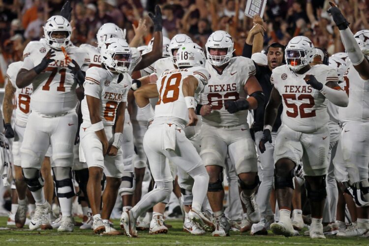 With Arch Manning in concussion protocol, Caldwell begins week taking reps with starters