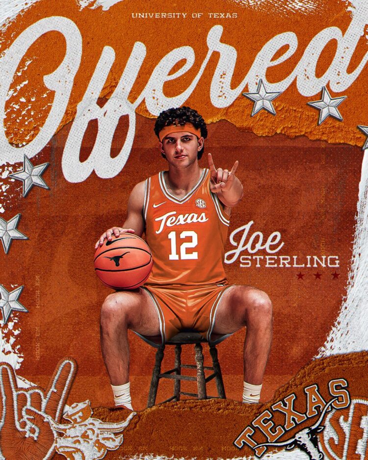 Four star combo guard Joe Sterling commits to Texas