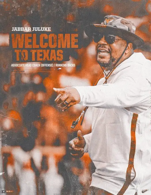 Texas hires former Florida RB coach Jabbar Juluke