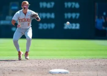 No. 2 Texas Storms Back with Six-Run Sixth to Down Texas State, 10-8