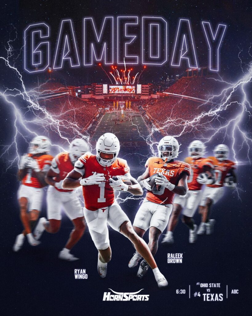 Game Day: No. 1 Ohio State Buckeyes @ No. 4 Texas Longhorns