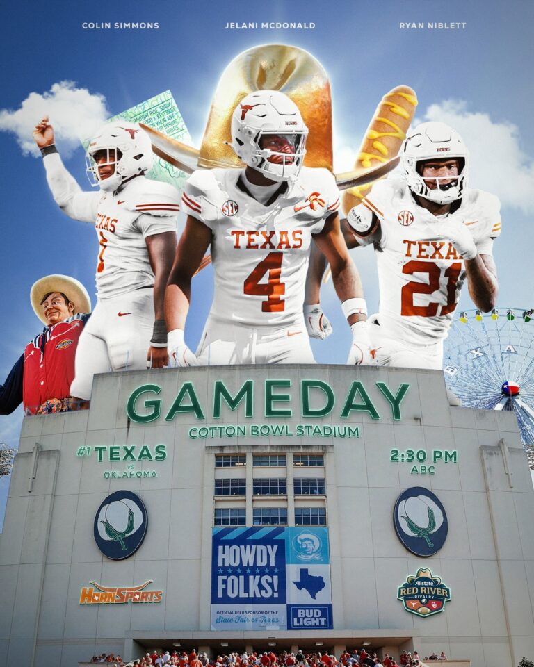 GAME DAY: No. 1 Texas Longhorns vs. Oklahoma Sooners