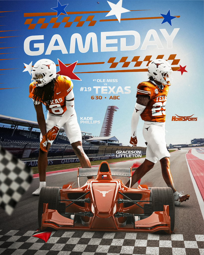 GAME DAY: No. 7 Ole Miss Rebels at No. 19 Texas Longhorns