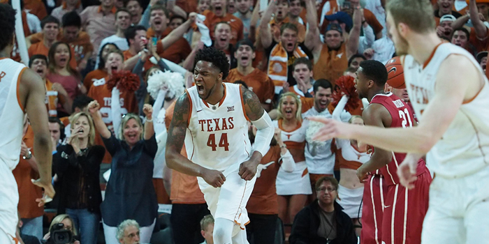 #25 Longhorns defeat #3 Sooners 76-63