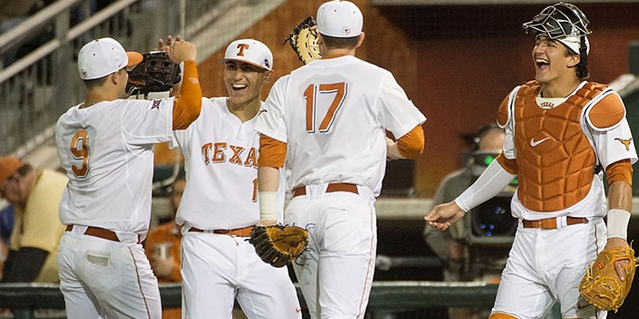 Texas Baseball wins weekend series against Kansas