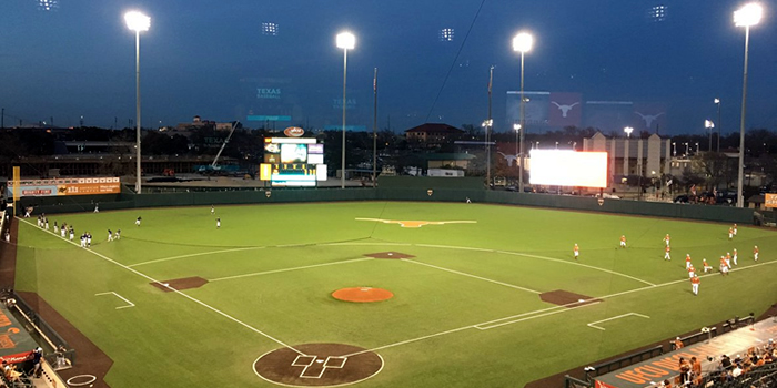 Texas Baseball shuts out Texas State 2-0