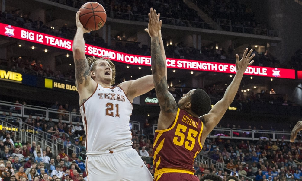 Photos from the Longhorns’ 68-64 win over Iowa State in the first-round of the Big 12 Tournament