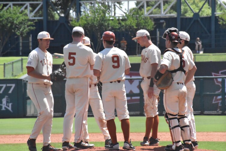 Despite an early exit in the Big 12 Tournament, Texas is still in position to host a Regional