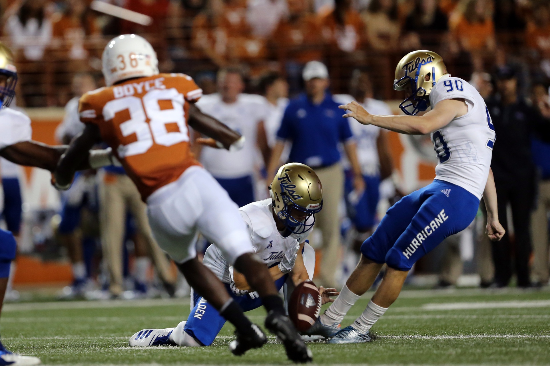 Sights from Texas vs. Tulsa