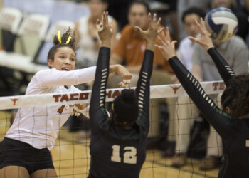 Point Texas:  Longhorns Sweep Bears in Home Conference Opener