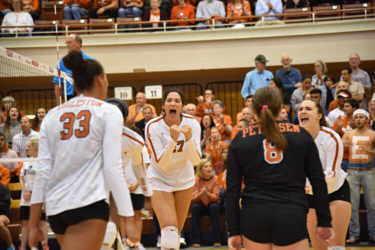 Point Texas:  Longhorns Sweep Bobcats Advancing to NCAA Regional Semifinal