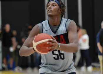Former Longhorn Myles Turner brings strong defensive presence to Team USA
