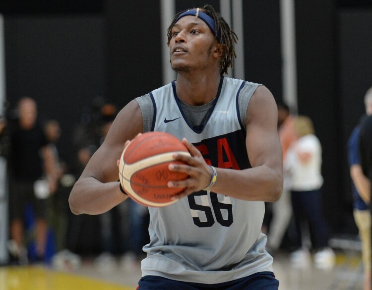 Former Longhorn Myles Turner brings strong defensive presence to Team USA