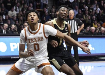 Hoops: Texas upsets #23 Purdue 70-66 in road victory