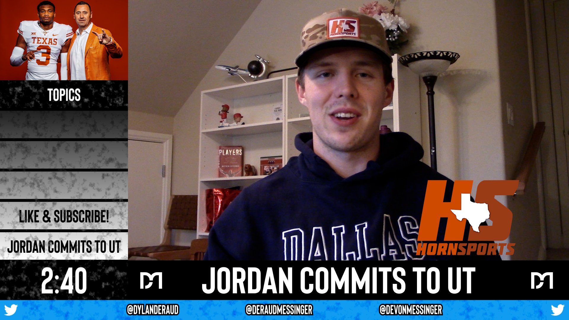 Messinger’s reaction to 2022 4-Star CB Austin Jordan’s Commitment