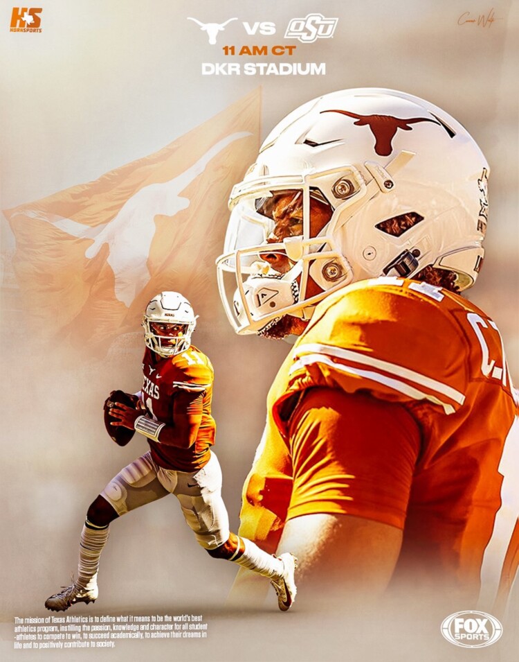 Game Day:  #25 Texas Longhorns vs. #12 Oklahoma State Cowboys