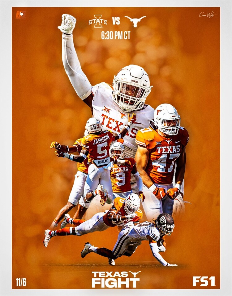 Game Day:  Texas Longhorns @ Iowa State Cyclones