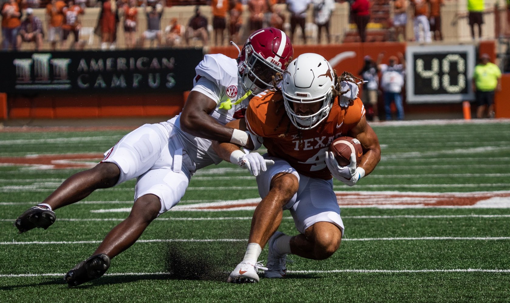 Texas shows fight in heartbreaking 20-19 loss to top-ranked Alabama