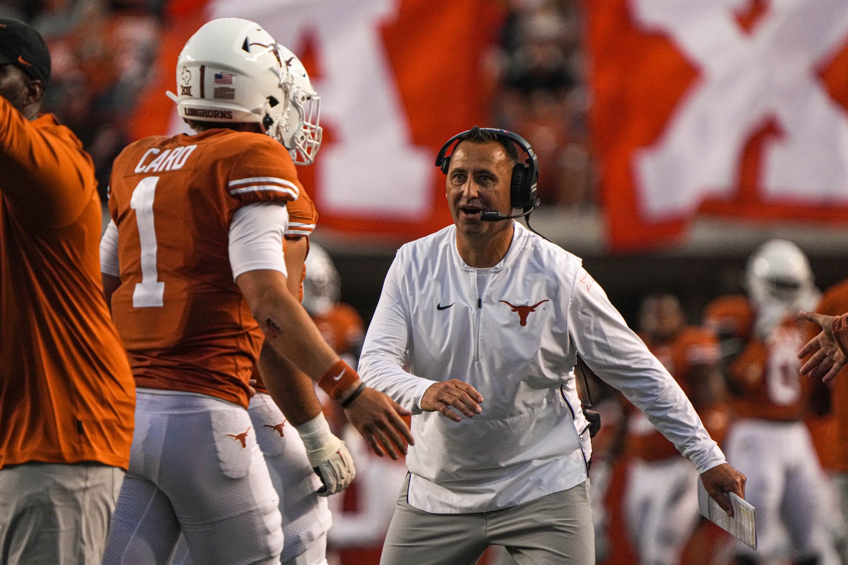 Hudson Card, Longhorns shine in 38-20 victory over West Virginia