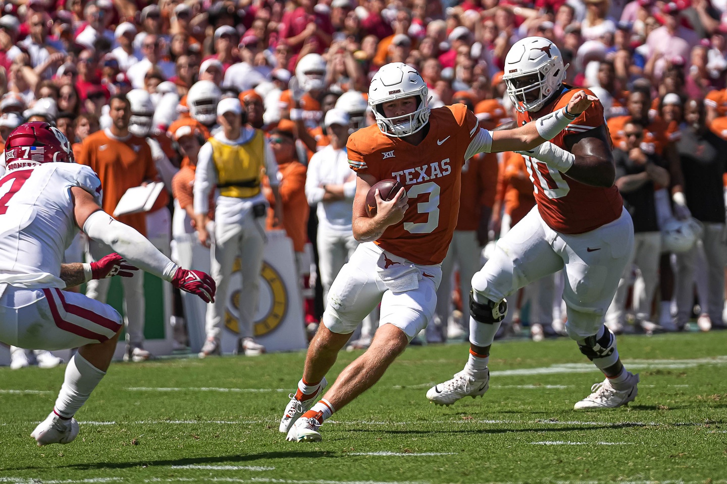 Staff Predictions No. 1 Texas Longhorns vs. No. 18 Oklahoma Sooners